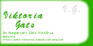 viktoria gats business card
